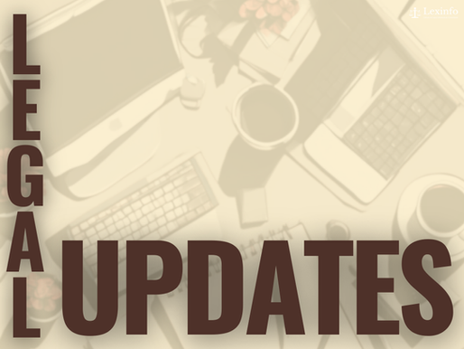 Legal Updates: 9 to 13 March 2026