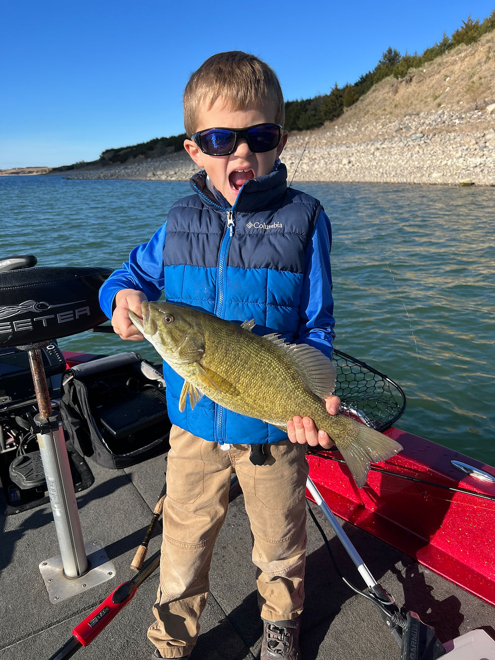 bass fishing bonesteel south dakota missouri river lake francis case