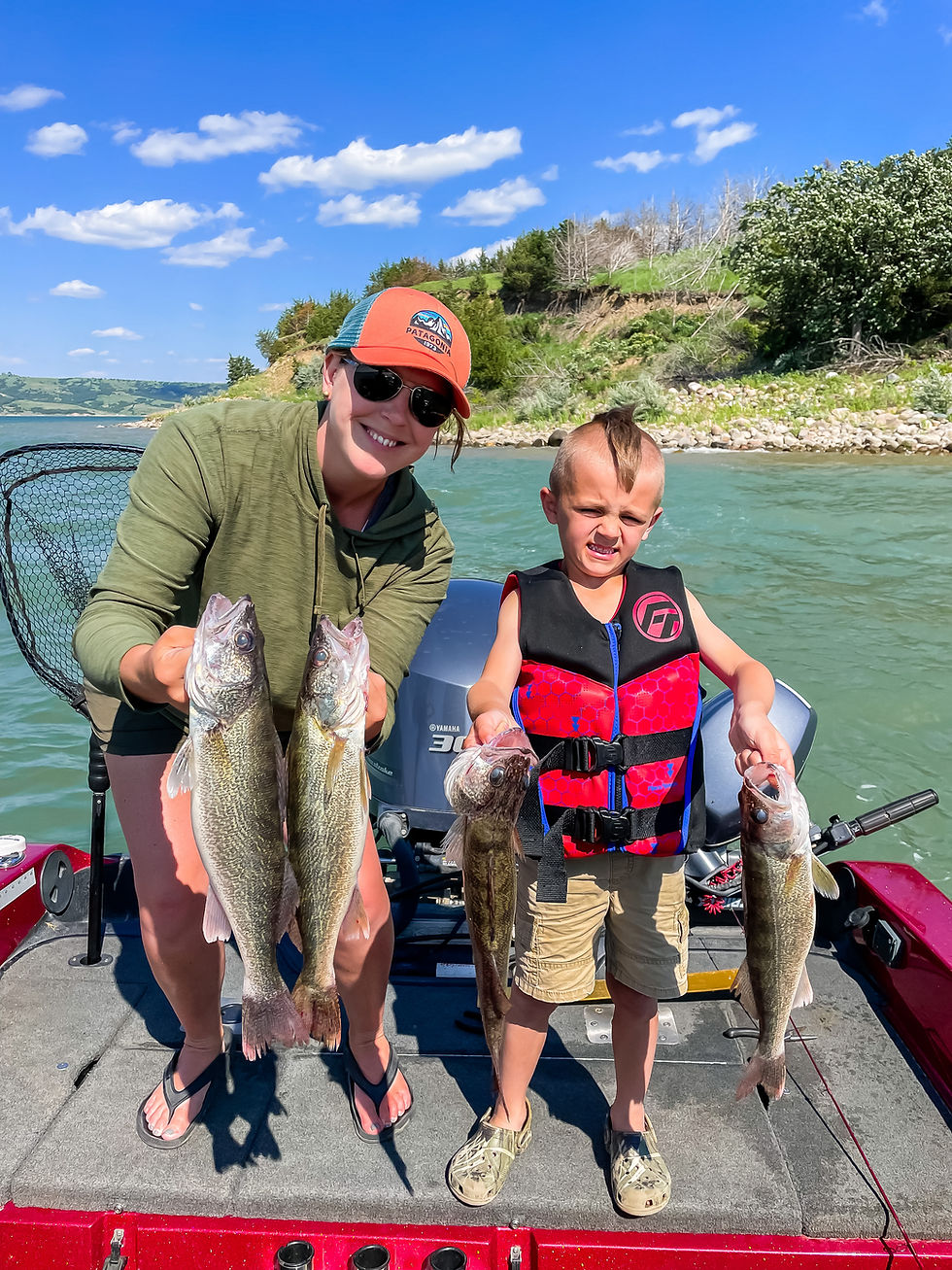 walleye fishing bonesteel south dakota missouri river lake francis case