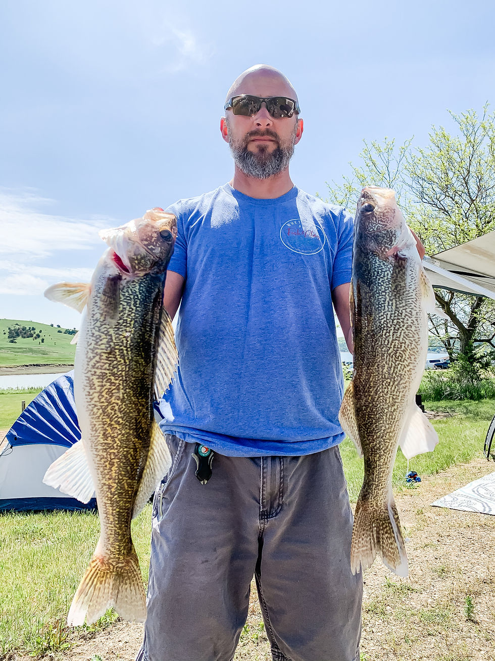 walleye fishing lake francis case missouri river south dakota