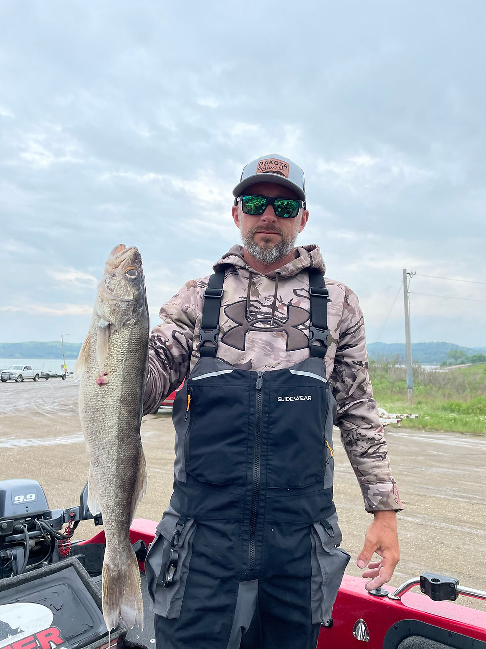 walleye fishing bonesteel south dakota missouri river lake francis case