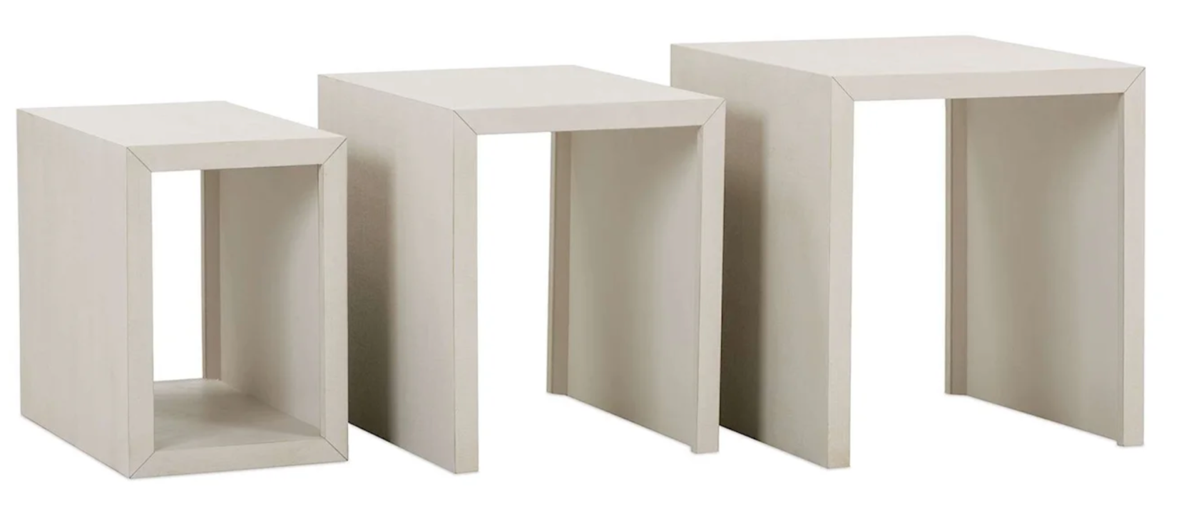 Sequence nesting end tables