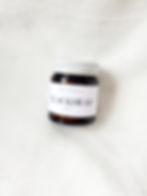 jar with white label on white background
