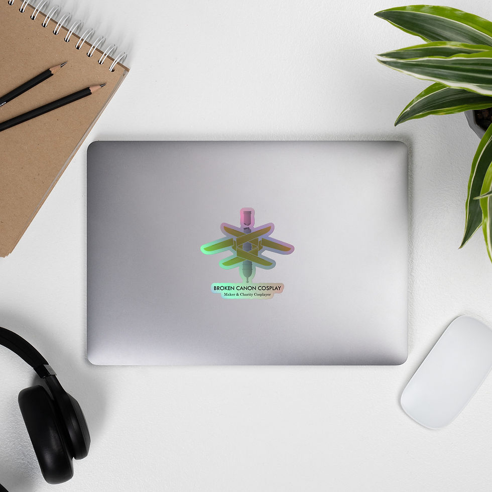Thumbnail: Broken Canon Cosplay Logo Holographic Sticker