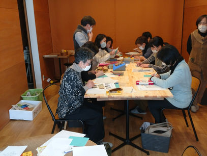 からし種BU活動2回目、「美術BU」