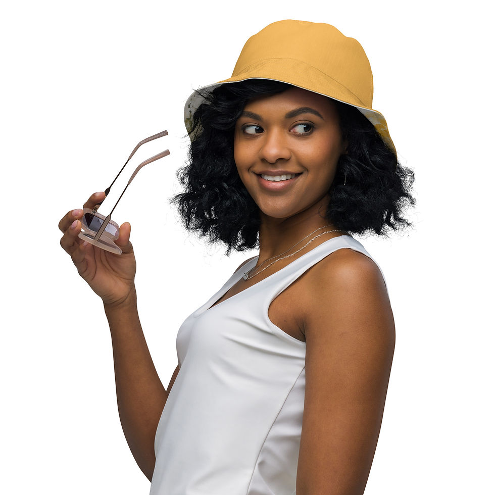 Thumbnail: Sunflower Reversible bucket hat