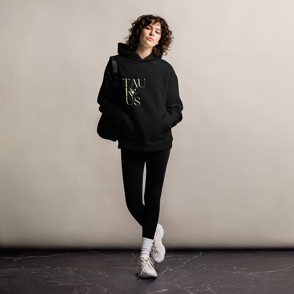 Thumbnail: Taurus • Unisex Oversized Hoodie