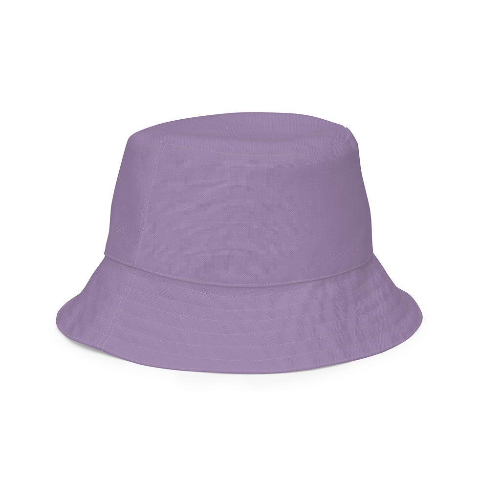 Thumbnail: lavender Reversible bucket hat