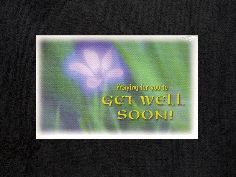 Praying for you to Get Well Soon, Postcard, Pack of 25
