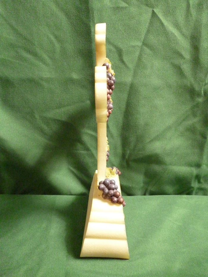 Thumbnail: Resin Table Top Cross, Grape Motif, John 15vs5