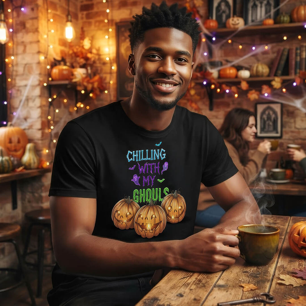 Thumbnail: Halloween- Chilling with my Ghouls, Black