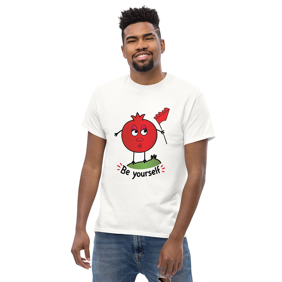 Thumbnail: Be Yourself Unisex T-Shirt Front Print