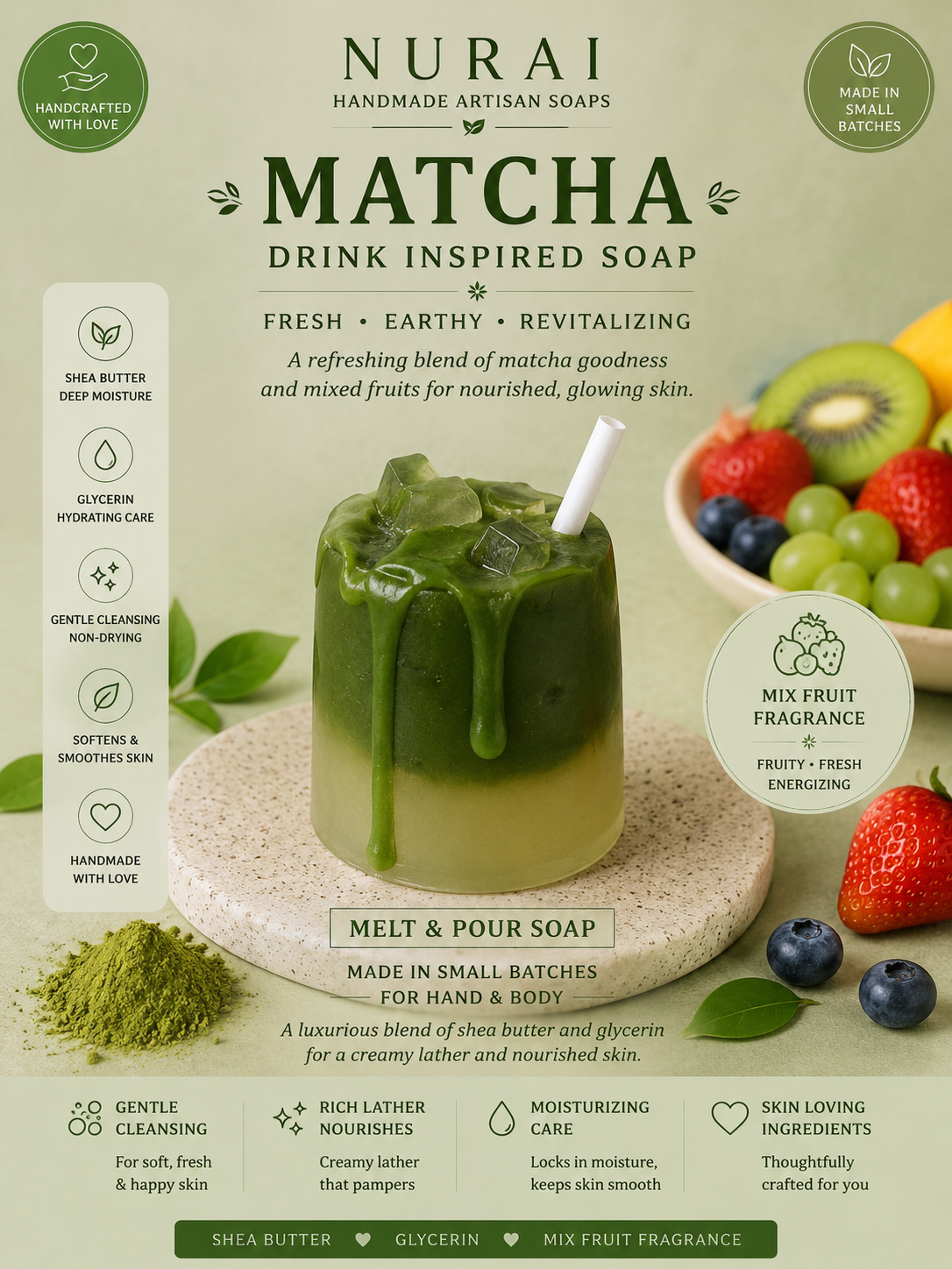 Matcha Drink Soap