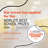 Graphic to share internally amongst your school community - World's Best School Prizes 202