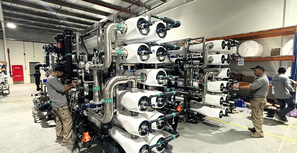 ROShell FZC technicians during final assembly and system integration