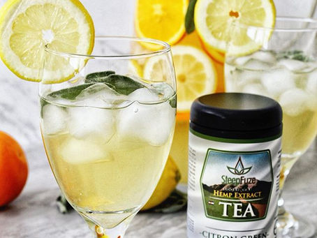 CBD Infused Green Sage Tea Lemonade