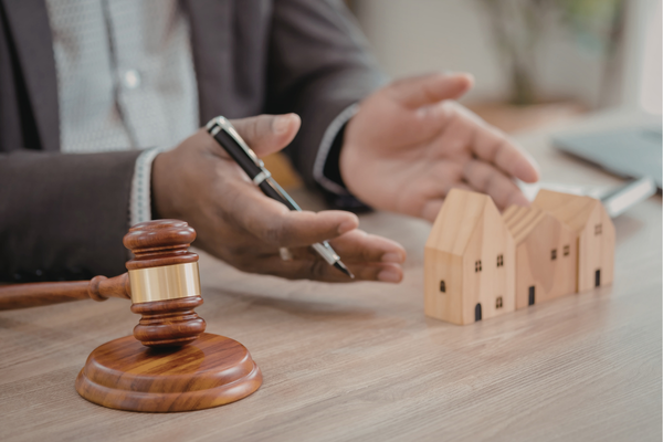 Professional discussing setting up wills and trusts