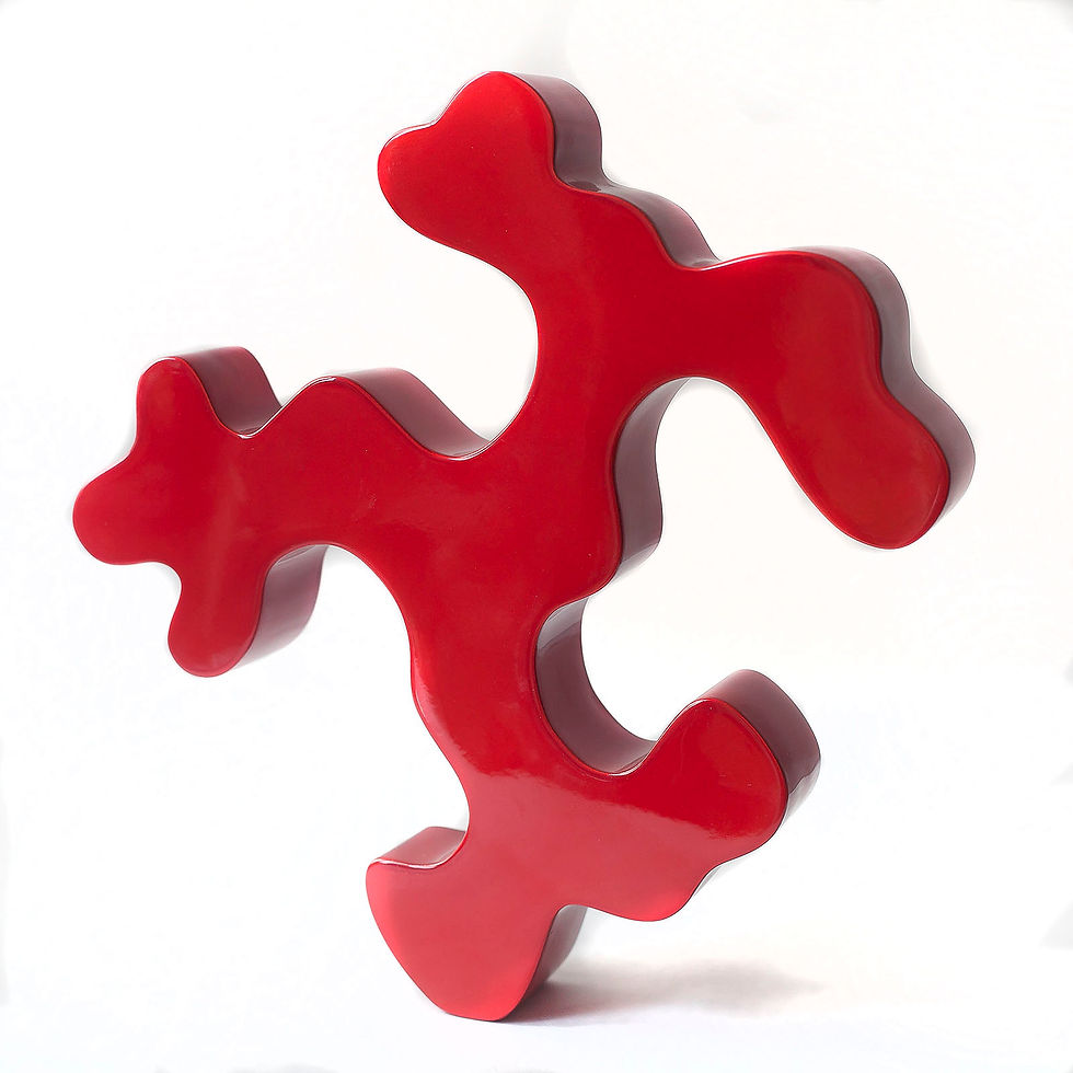 Yolanda et H-corail-26x27x4-rouge-debout
