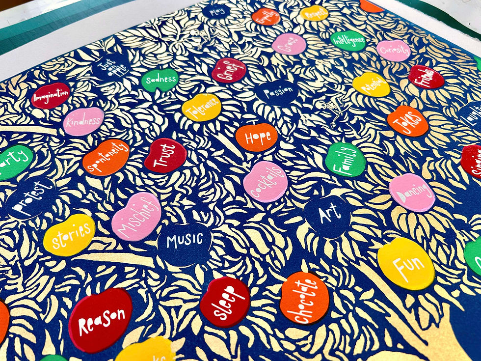 Thumbnail: Eat All The Apples cyanotype