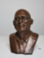6in Bust with Custom Glasses