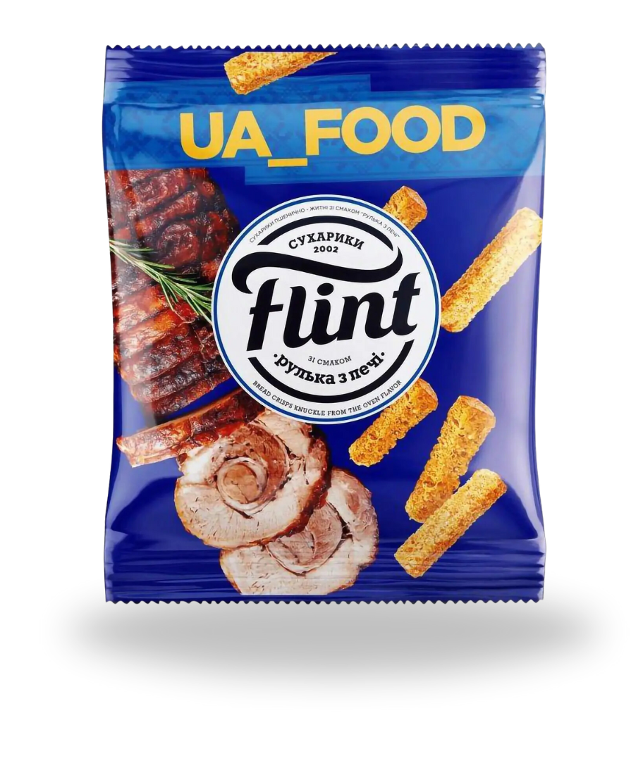 Flint Weizen-Roggen-Croutons mit dem Geschmack von frisch gebackenem Fleisch