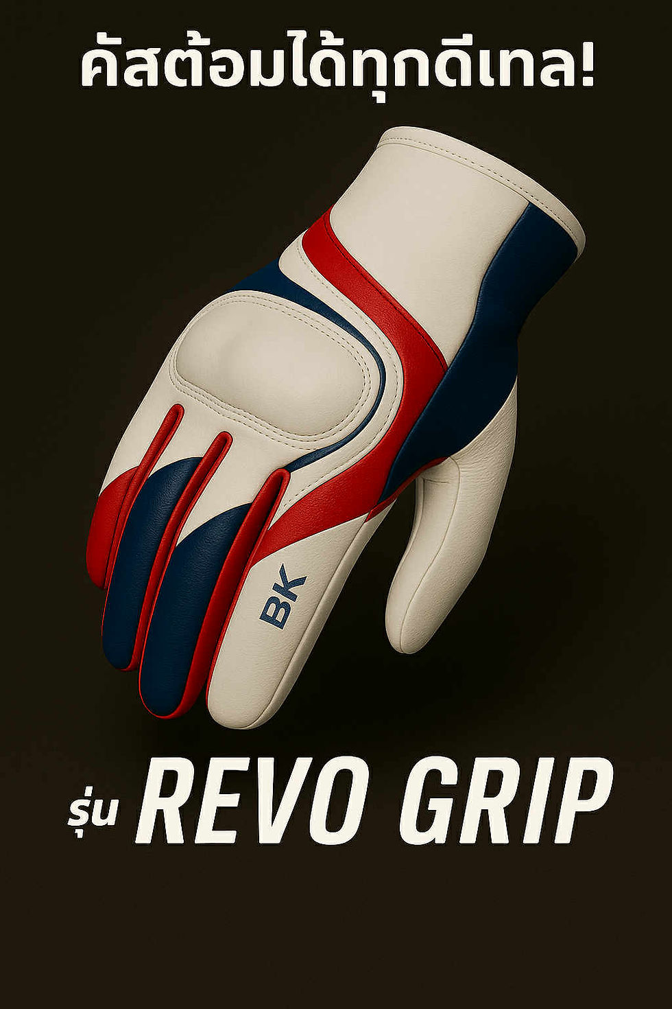Thumbnail: สินค้าโปรโมชั่นพิเศษ ถุงมือคัสต้อมรุ่นRevo grip
