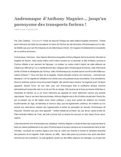 Article "Andromaque"