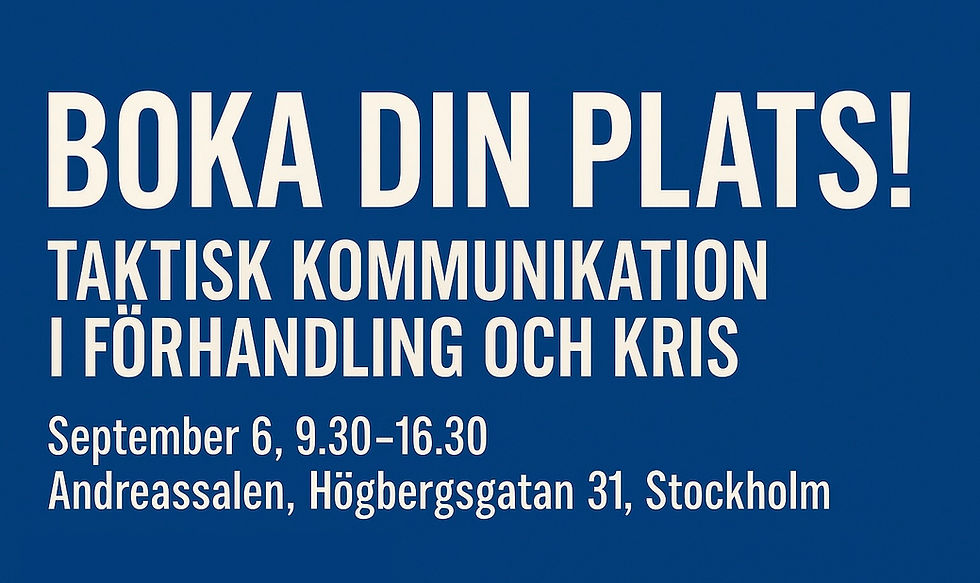 Kommunikation Som Fungerar i Alla Lägen