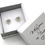 Thumbnail: Crystal Heart Ashes Memorial Earrings