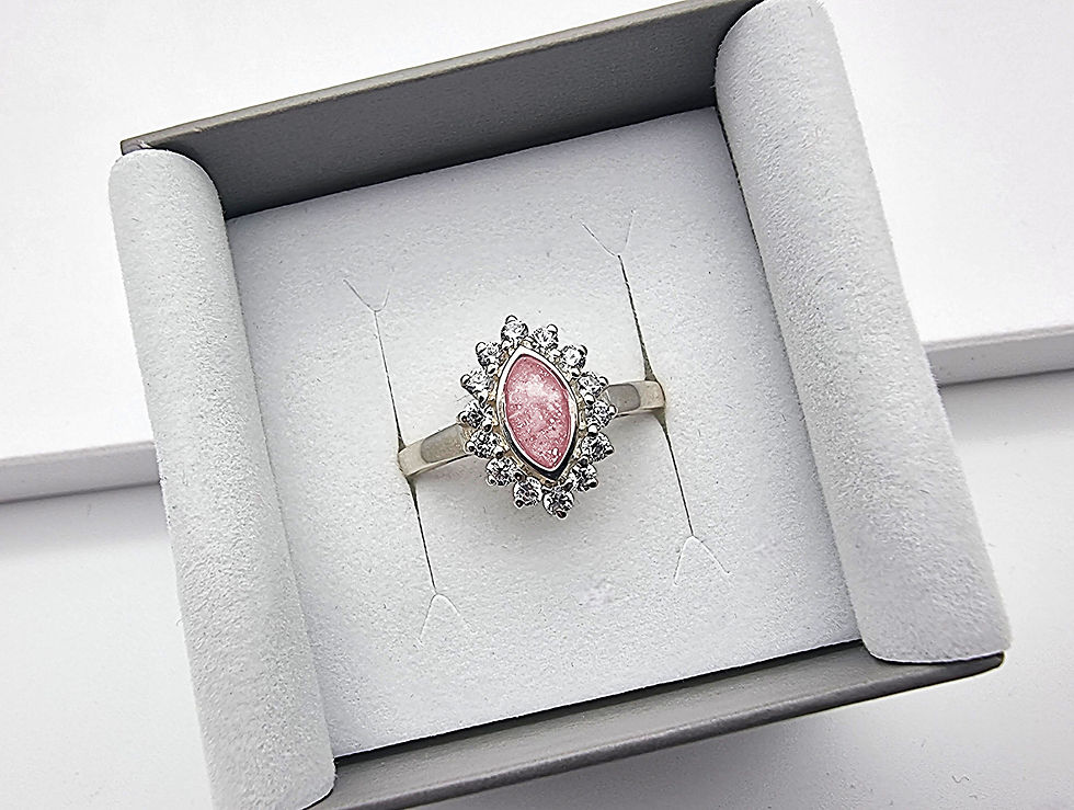 Thumbnail: Aura Marquise Memorial Ashes Ring