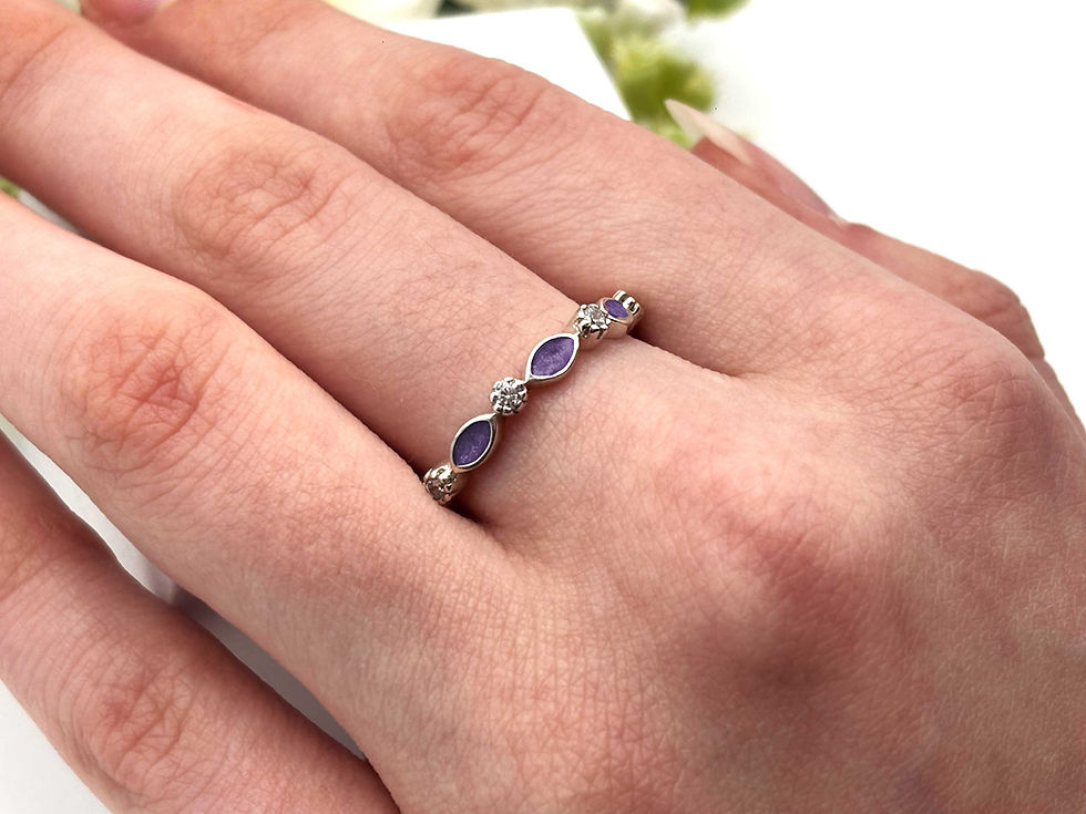 Thumbnail: Ivy Full Marquise Memorial Ring