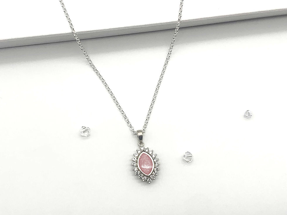 Thumbnail: Aura Marquise Ashes Memorial Pendant