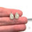 Thumbnail: Pearl white Faith Memorial Ashes Earrings