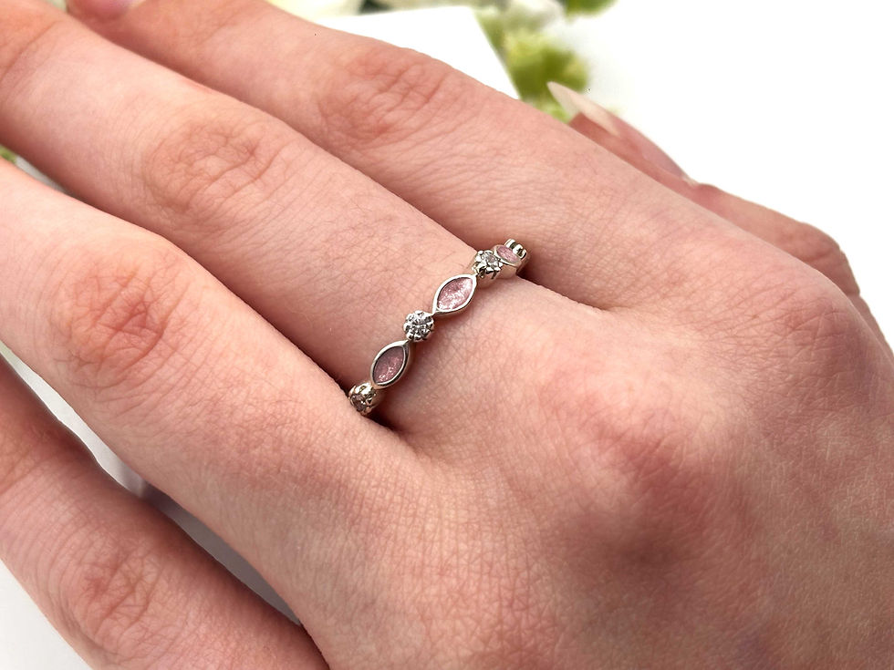 Thumbnail: Ivy Full Marquise Memorial Ring