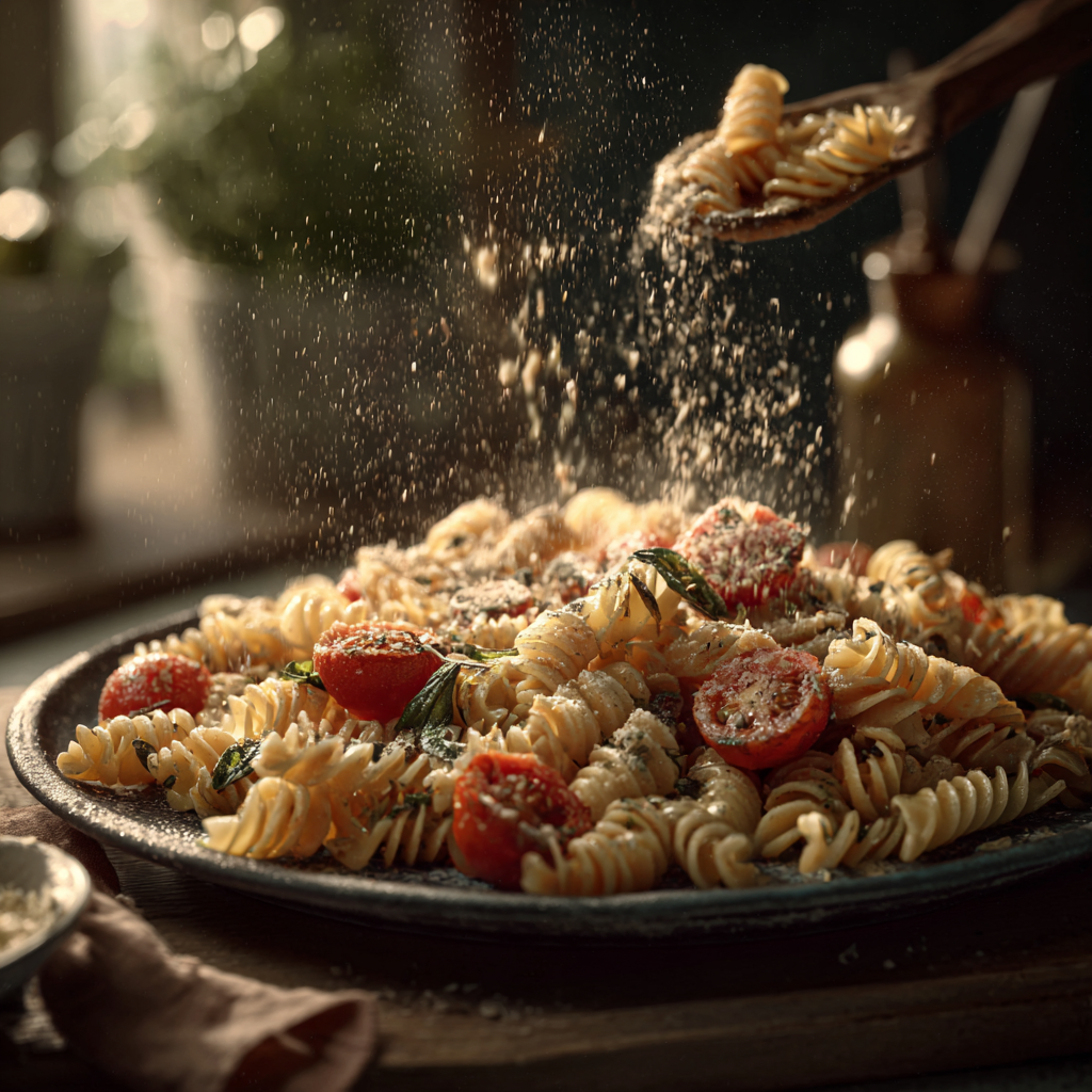Arranged Food and Objects