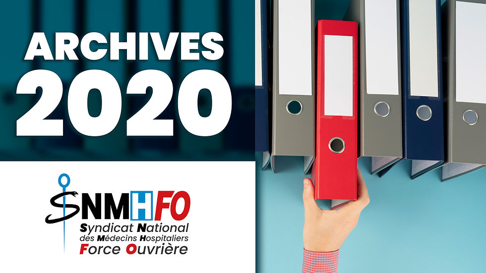 Retrouvez l'ensemble des Archives de 2020 du SNMHFO