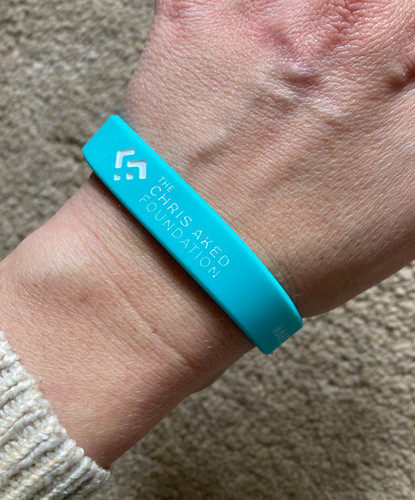 Wristband Teal chrisakedfoundation