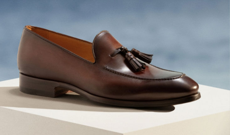 Brown dress shoes