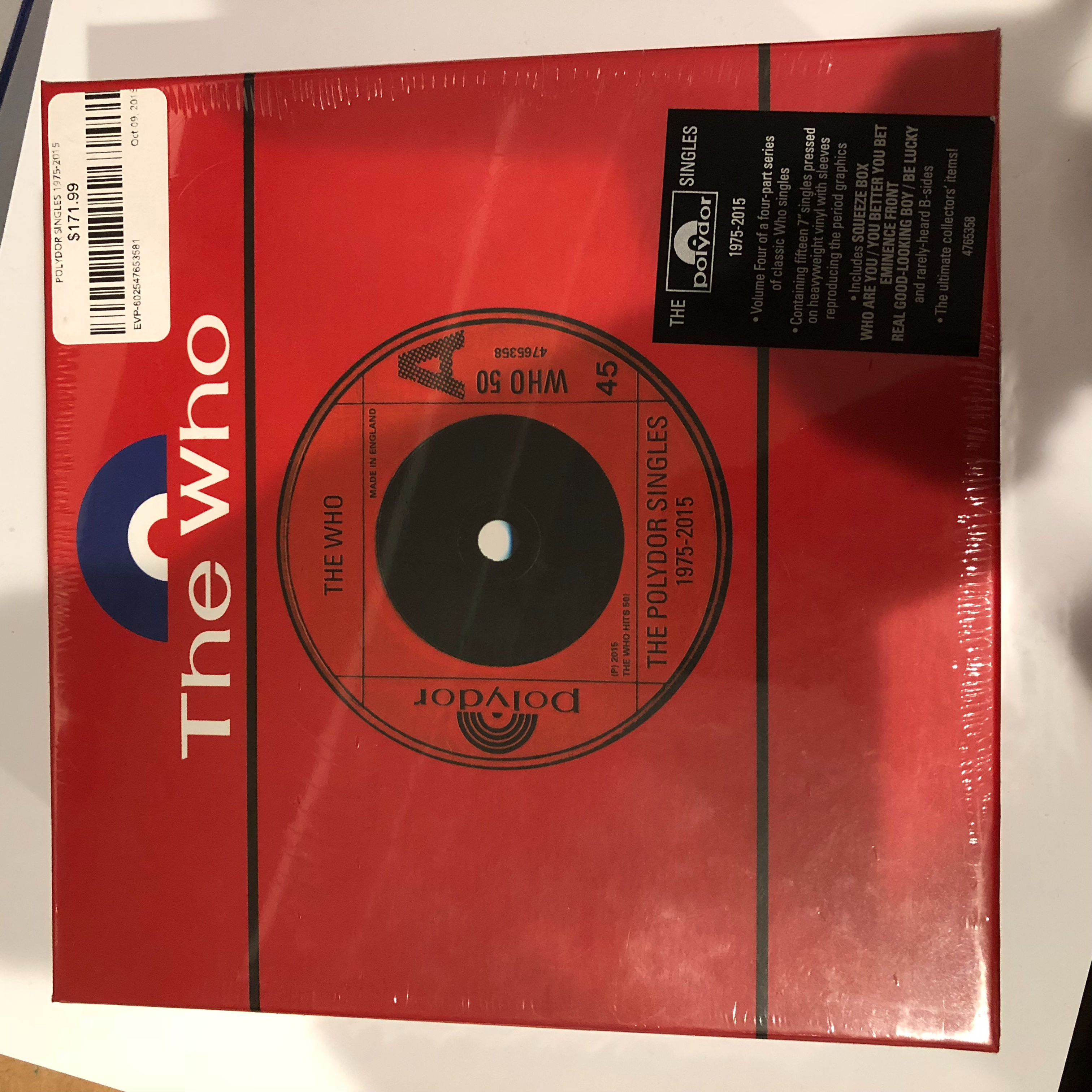 The Who 7” Vinyl Box Set