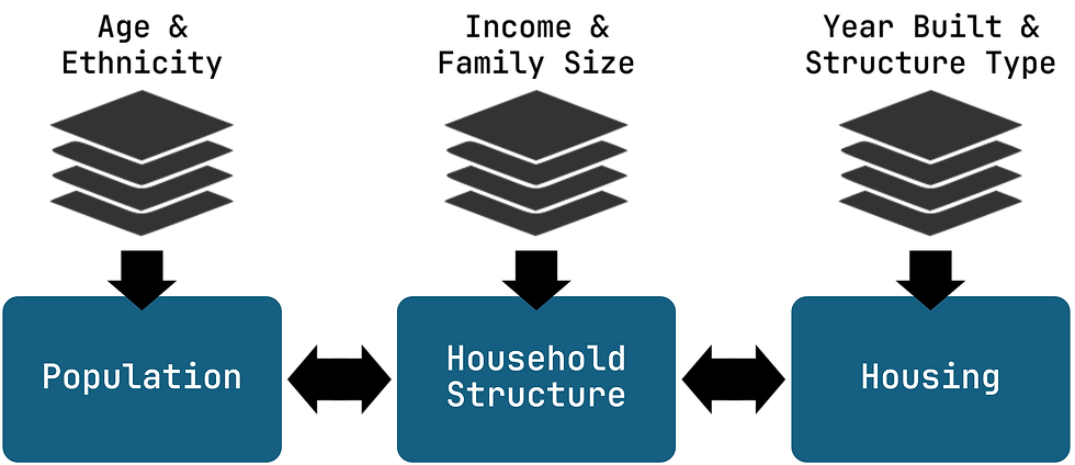 Demographic data workflow