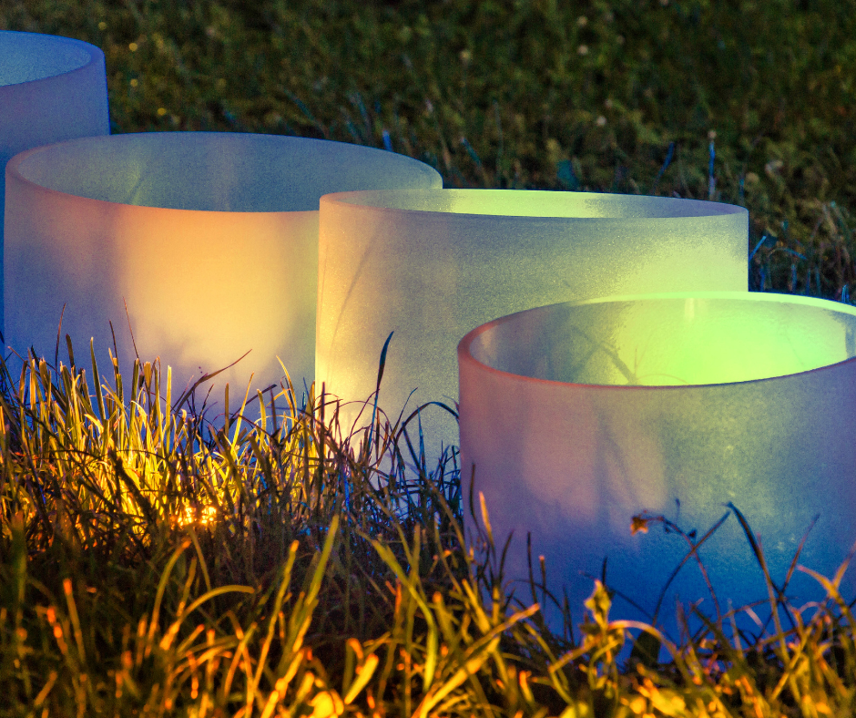 Crystal Singing Bowl Sound Bath in the Forest