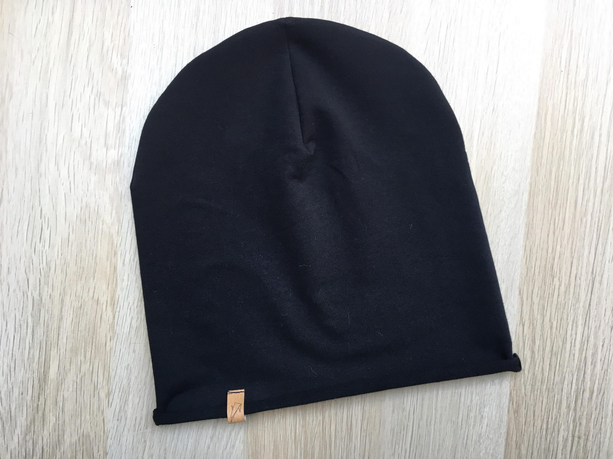 Czapka czarna cienka- pojedyncza