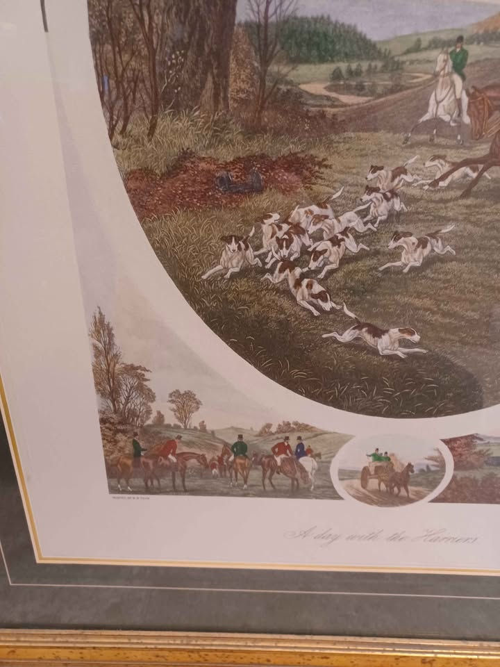 Thumbnail: PAIR OF LARGE EQUESTRIAN PRINTS