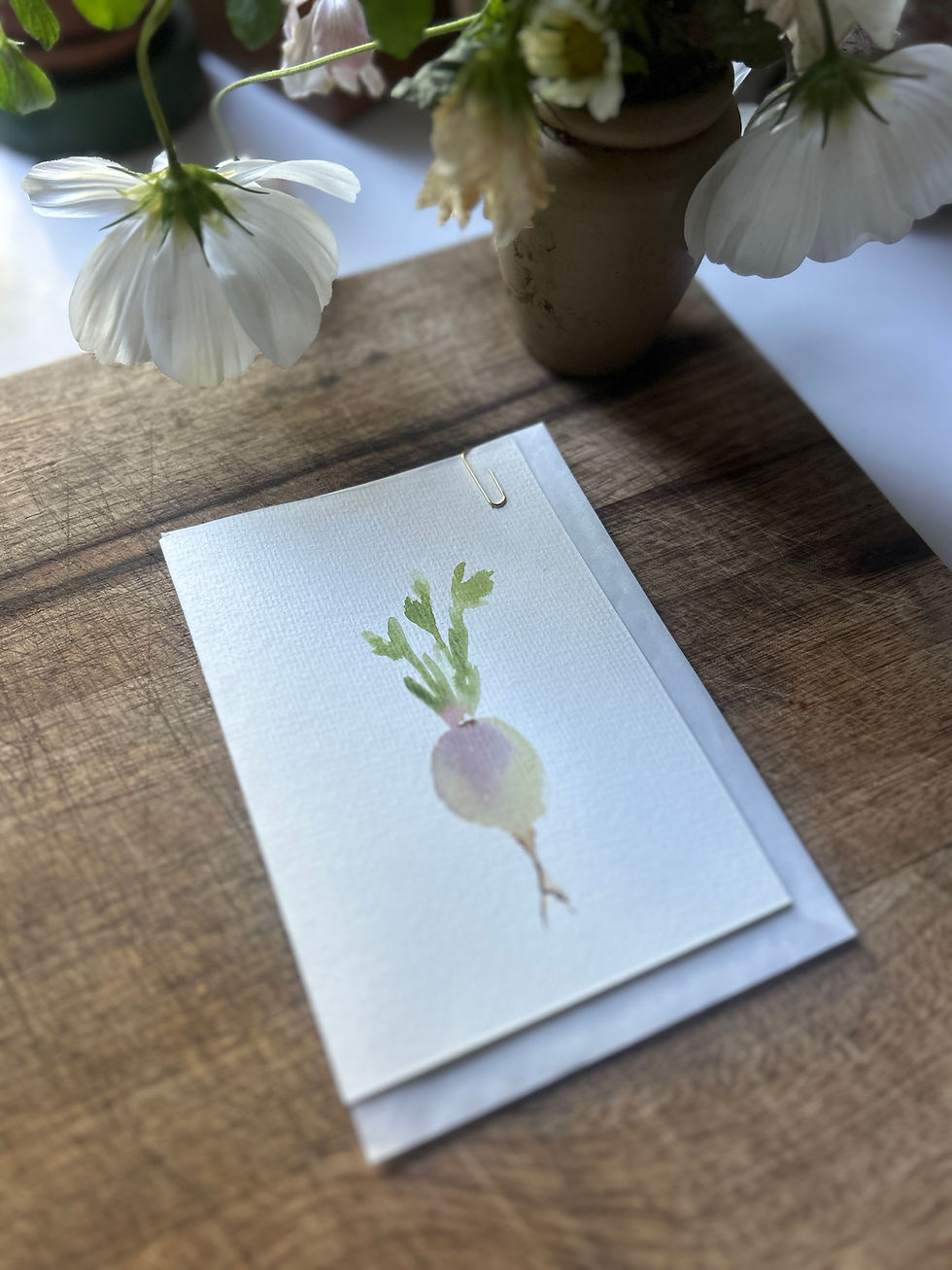 Thumbnail: CARD \\ WATERCOLOUR HAND PAINTED 
