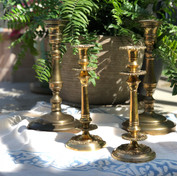 Large Brass Candlesticks