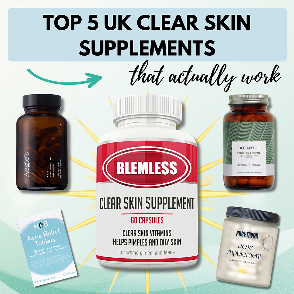 top 5 clear skin supplements uk