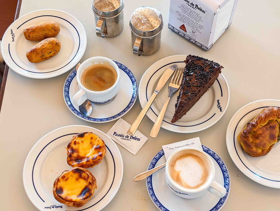 pastries and coffee