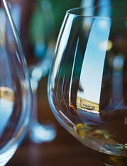 wine glasses, Wescott Winery, Jordan, Ontario, Canada