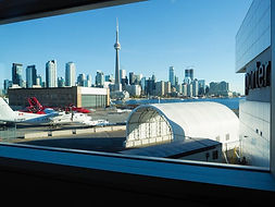 Toronto skyline, viewed from Billy Bishop Airport