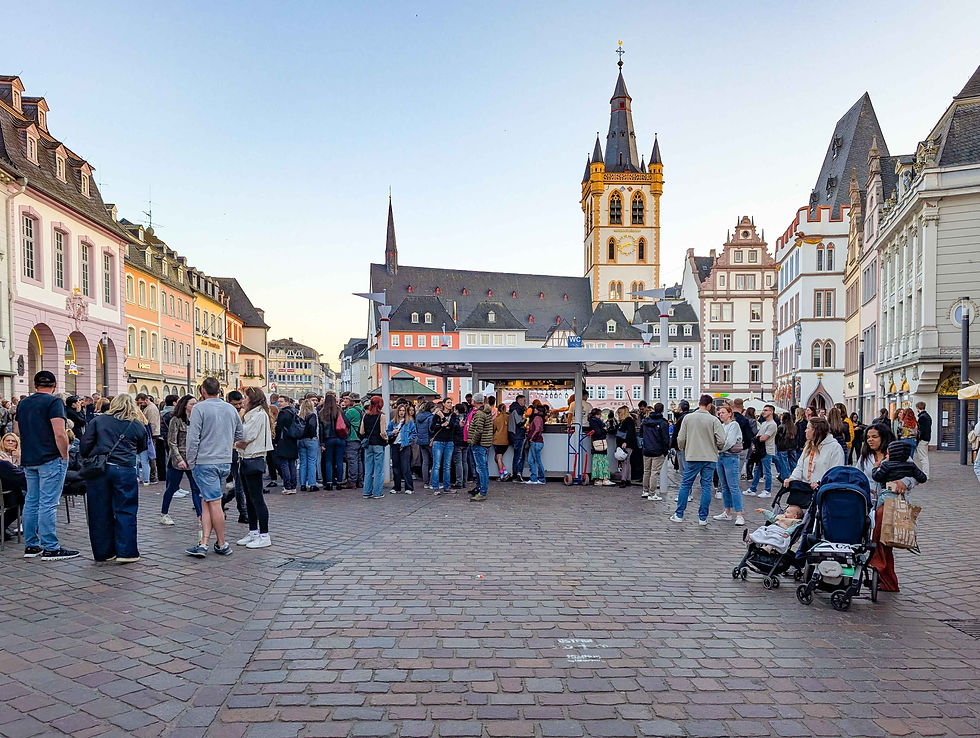 Trier Hauptmarkt, the main market square.